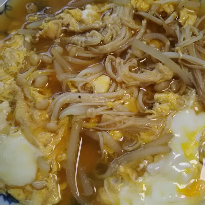 モヤシとえのきの卵とじ(^^)